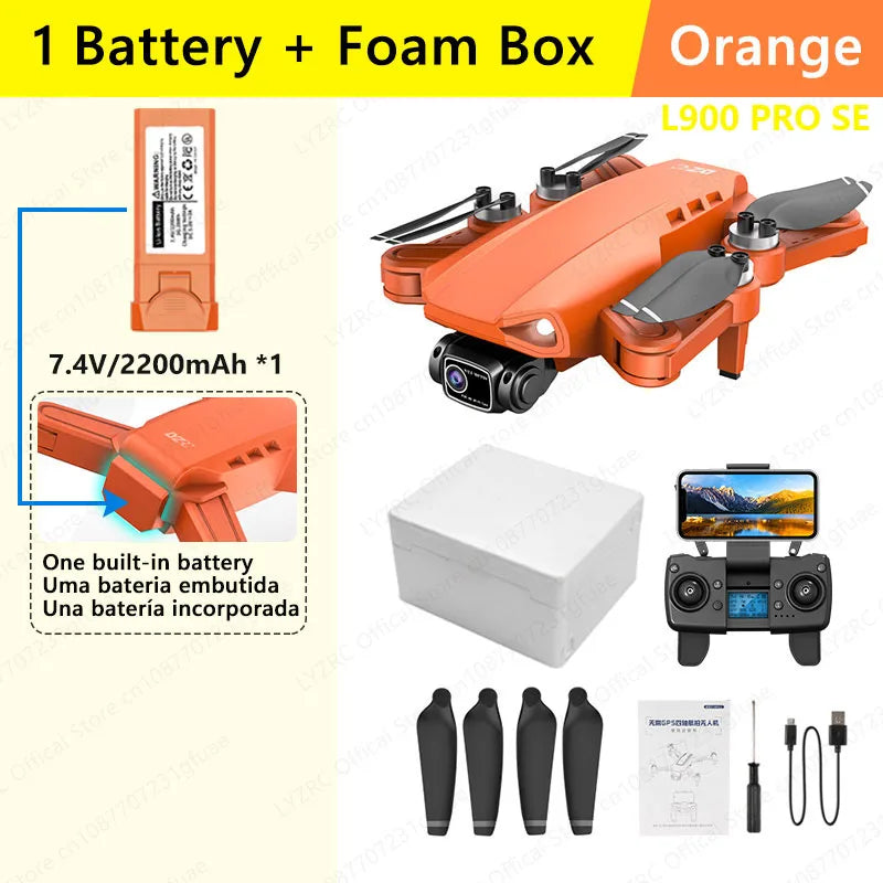 4K GPS Foldable FPV Drone
