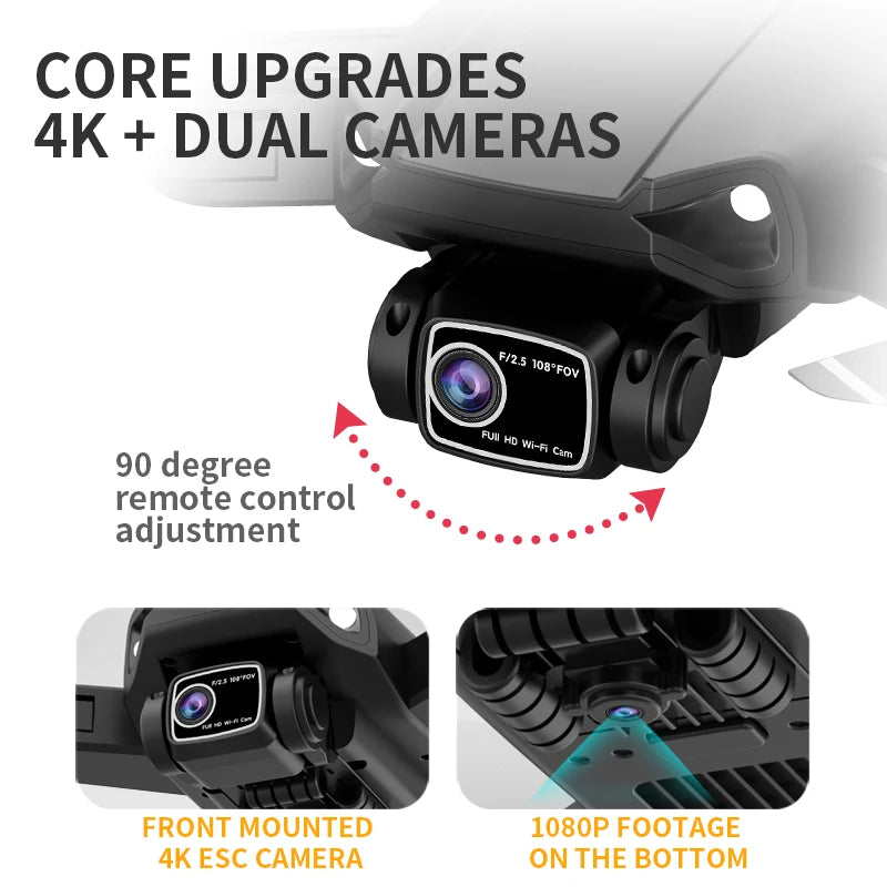 4K GPS Foldable FPV Drone