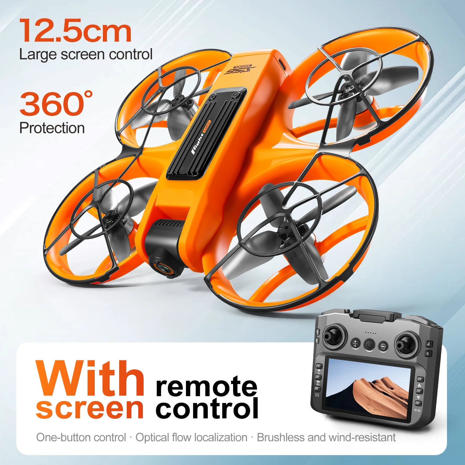 Mini 4K Screen FPV Drone