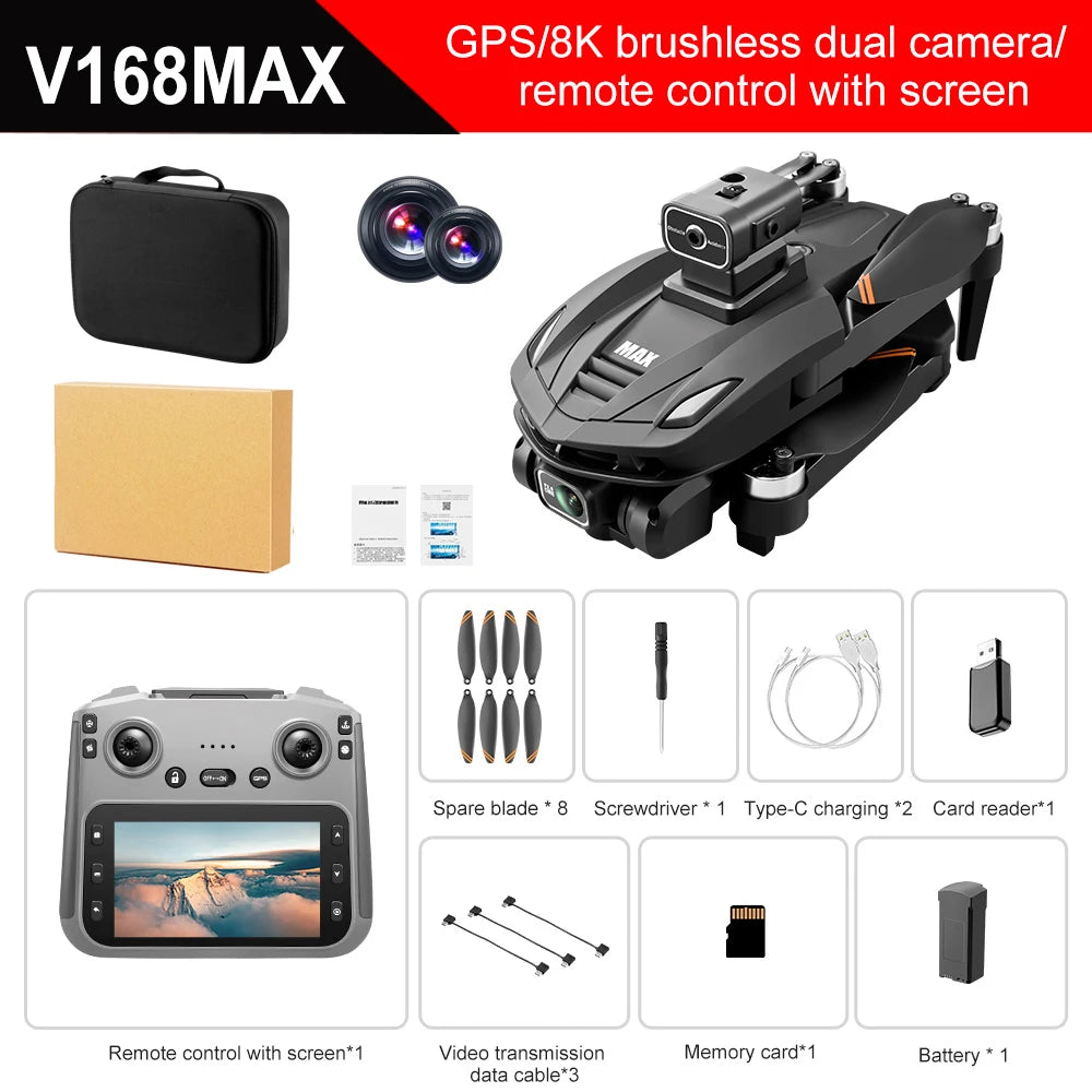 8K GPS Screen FPV Drone