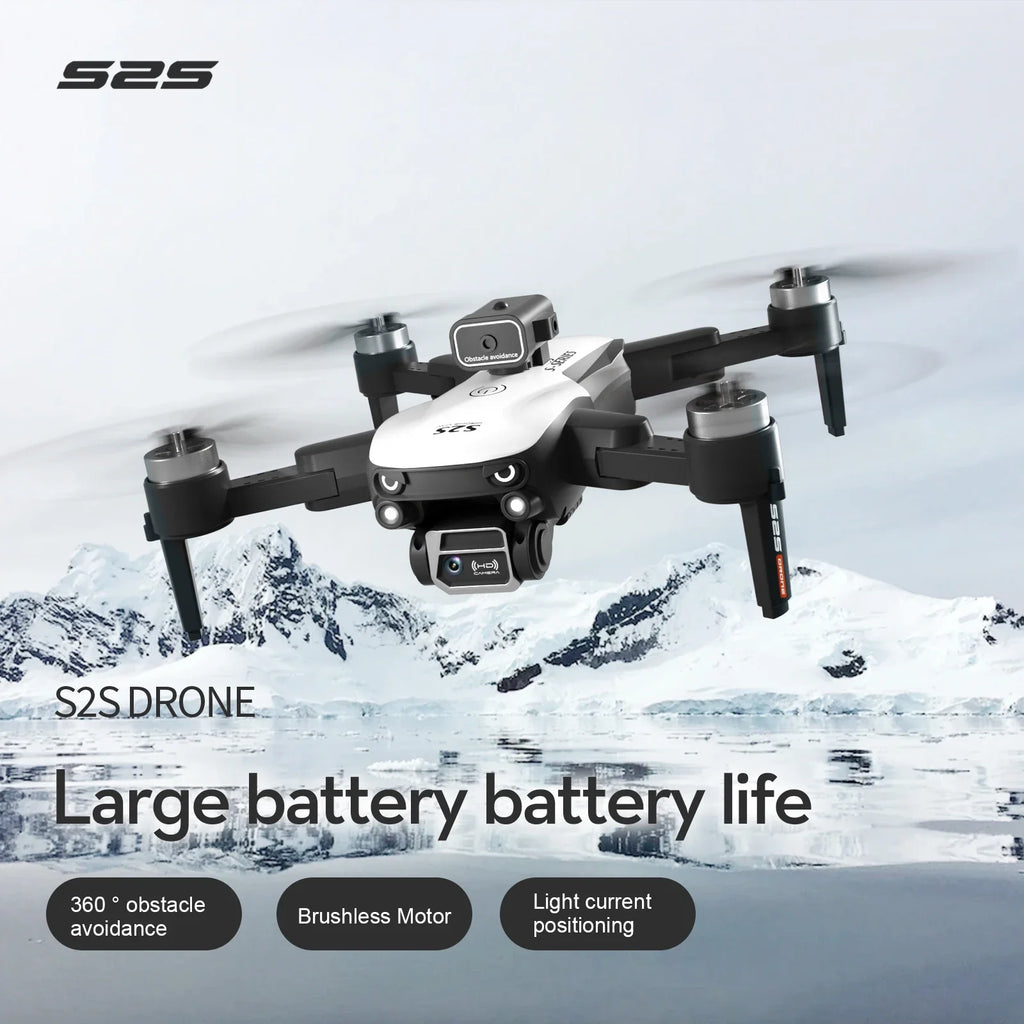 8K Dual Camera Foldable Drone with Obstacle Avoidance