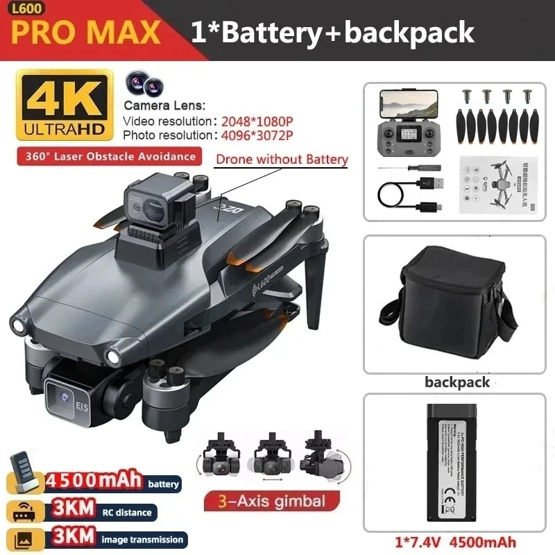 4K GPS Gimbal Obstacle Drone