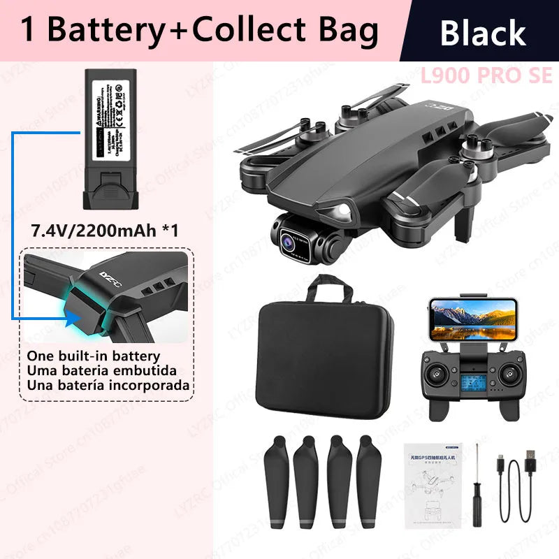 4K GPS Foldable FPV Drone