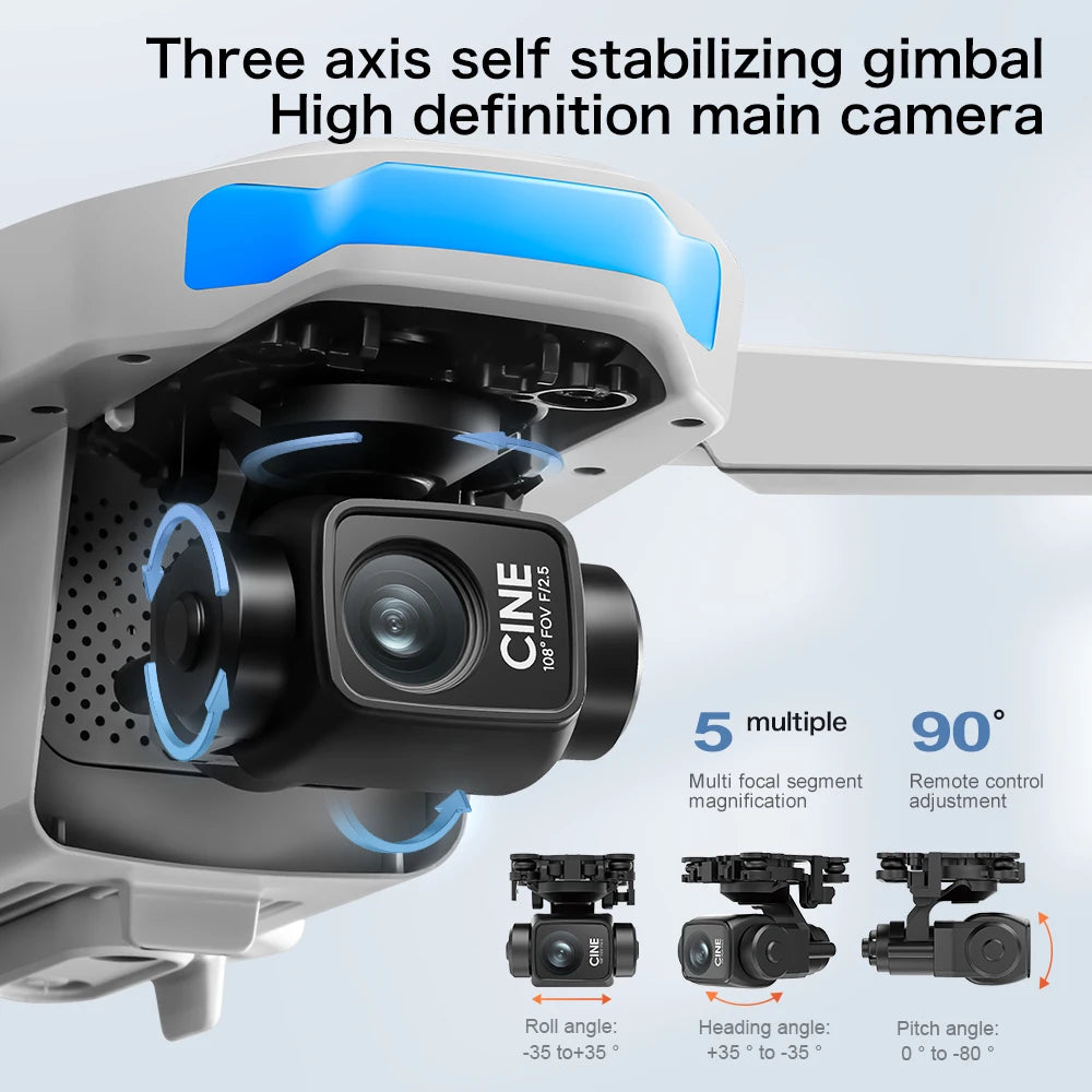 4K Gimbal Screen GPS Drone