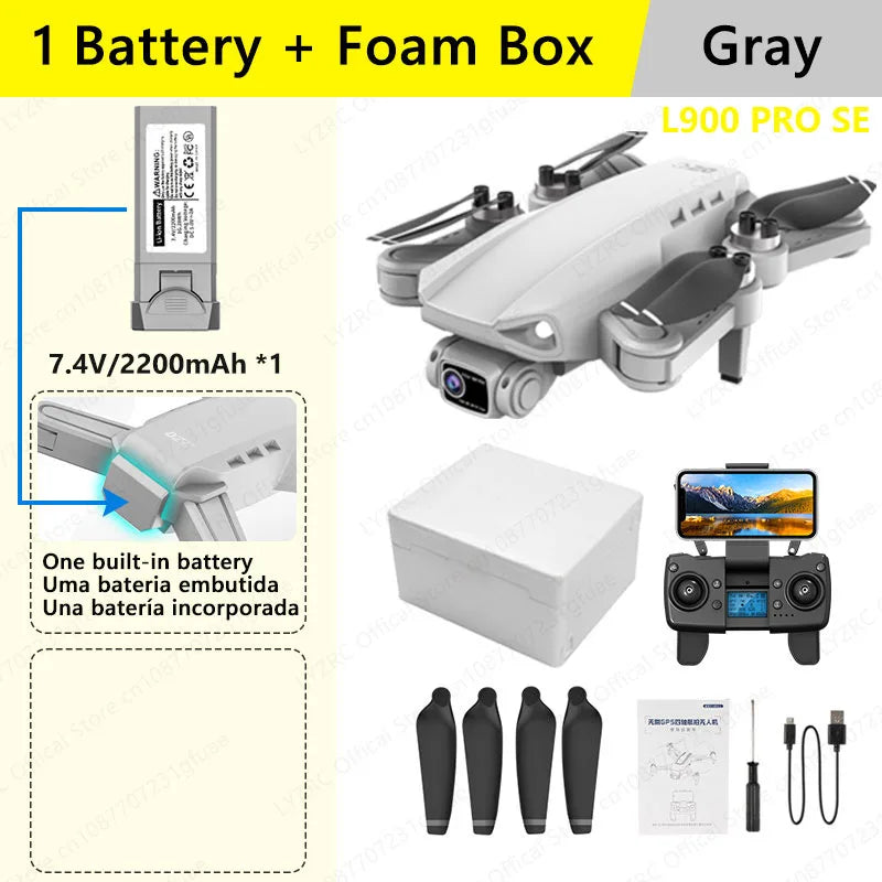 4K GPS Foldable FPV Drone