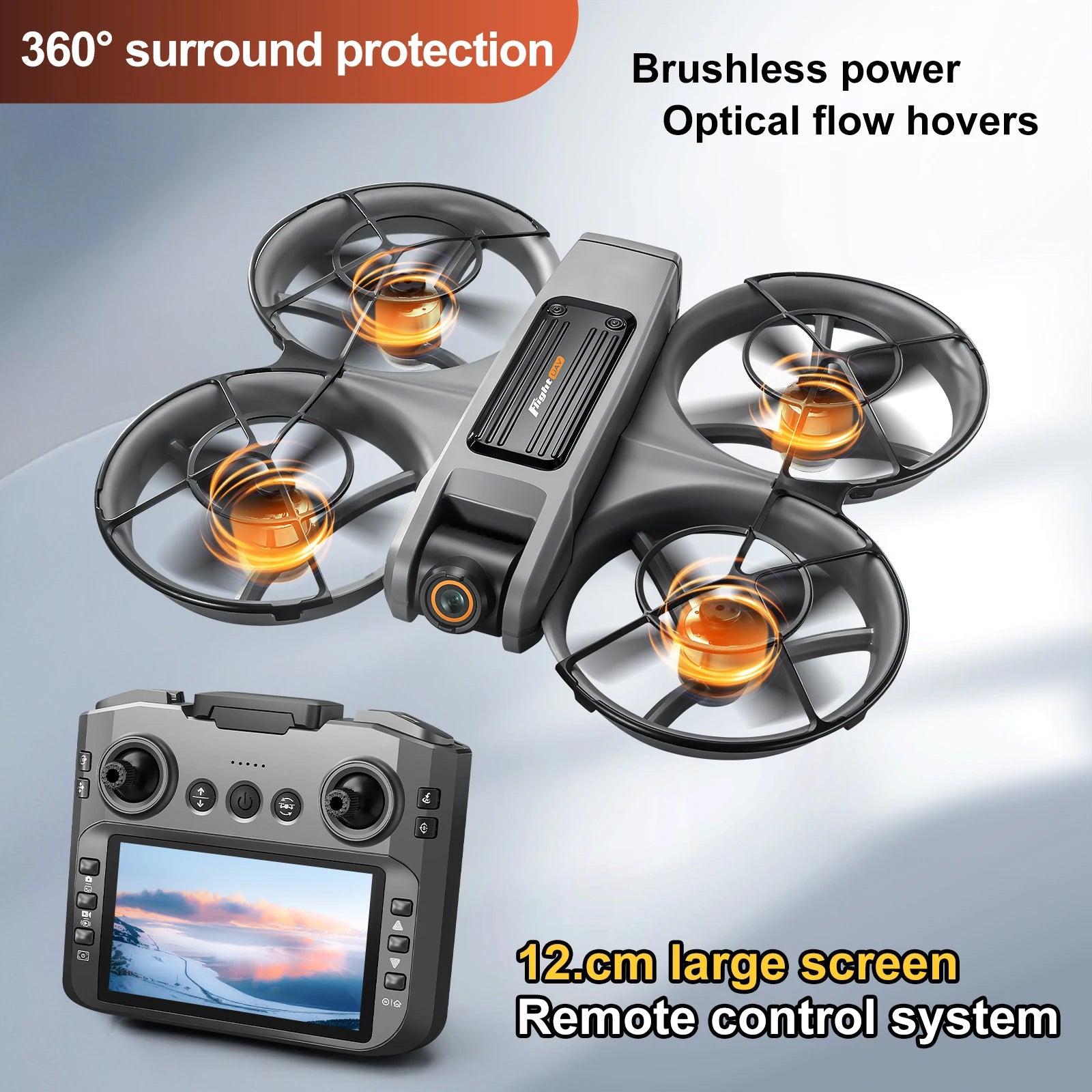 Mini 4K Screen FPV Drone