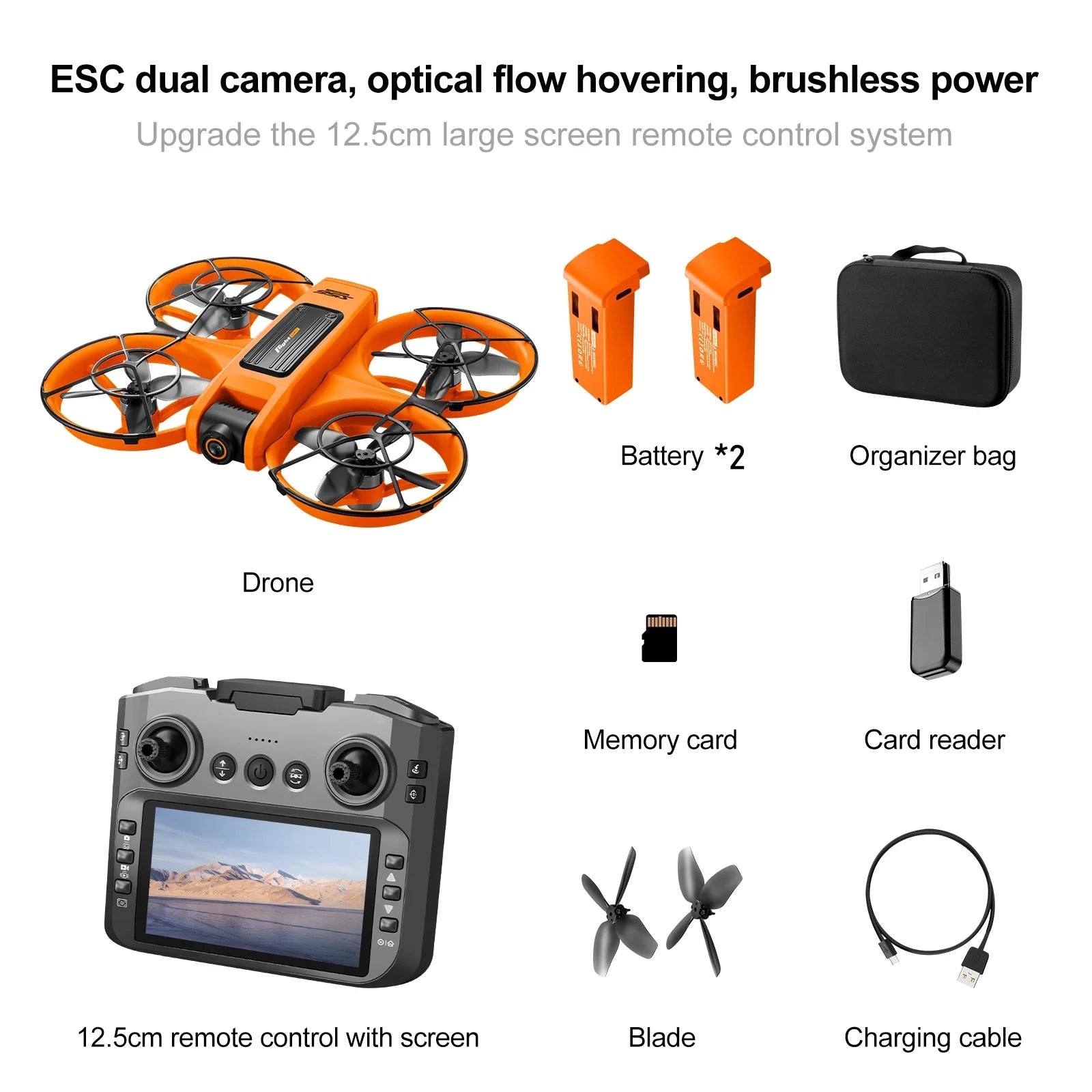 4K Screen FPV Dual Camera Drone