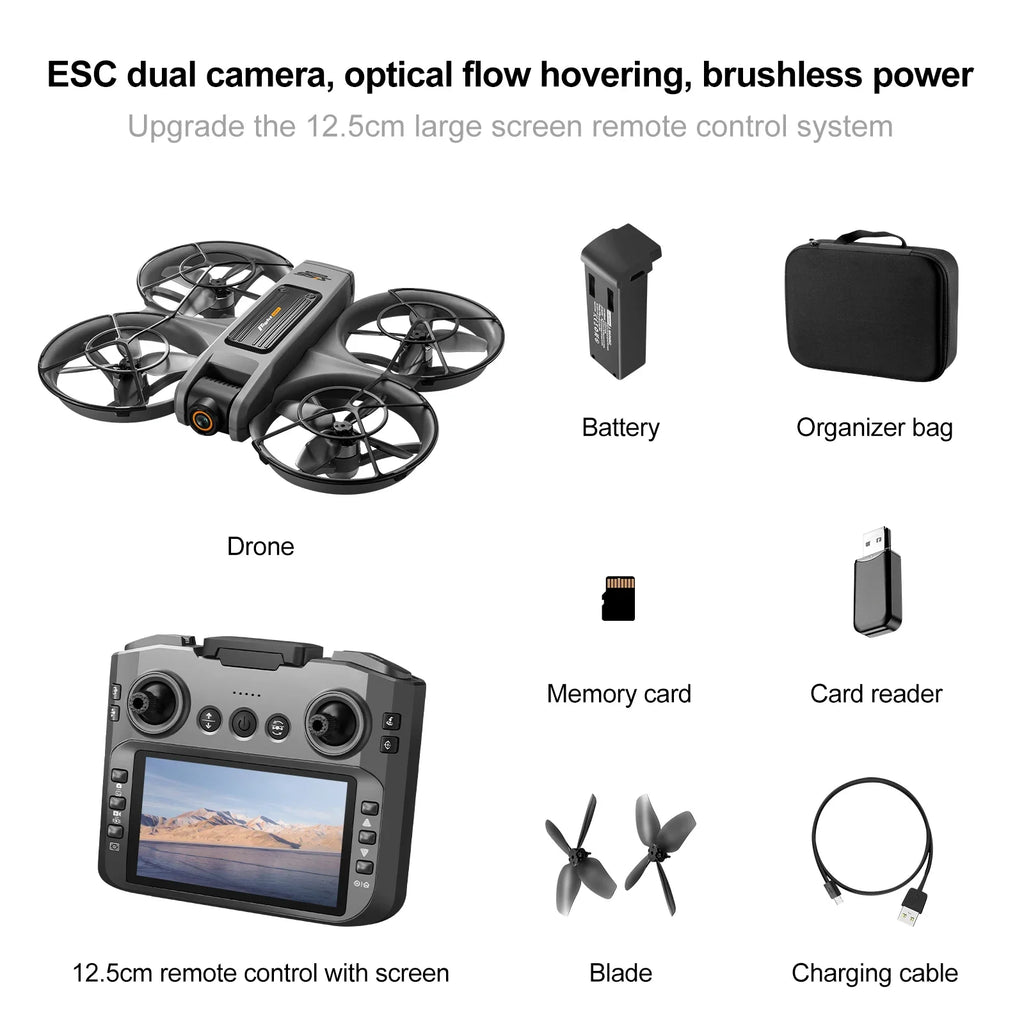 4K Screen FPV Dual Camera Drone