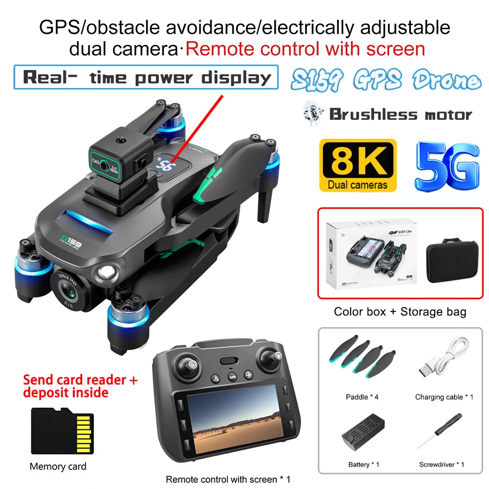 8K GPS Screen Drone FPV