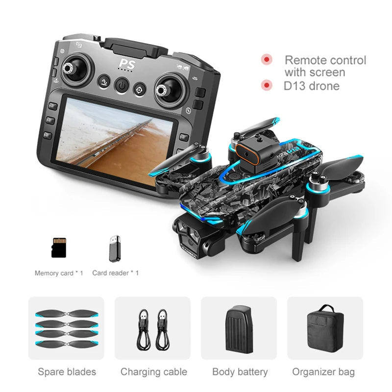 4K Triple Camera Screen Drone