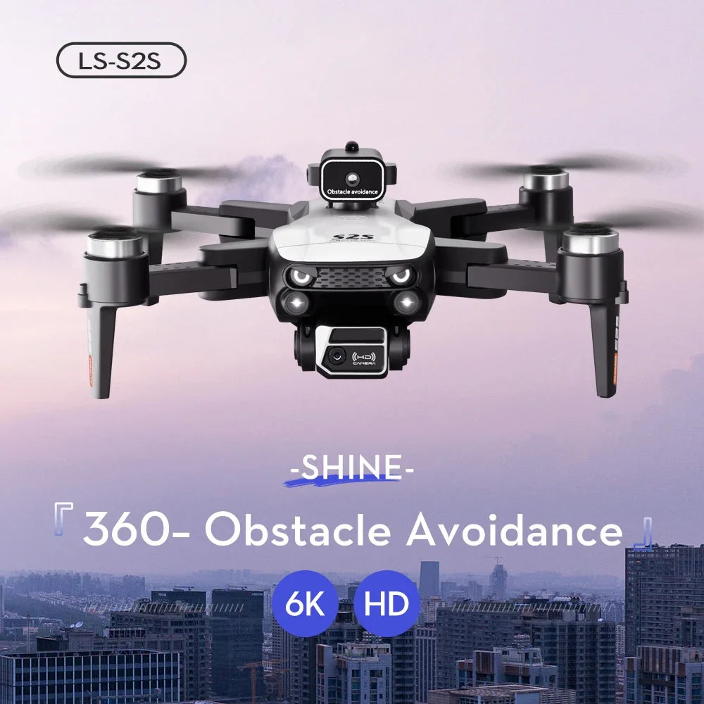 8K Dual Camera Foldable Drone with Obstacle Avoidance