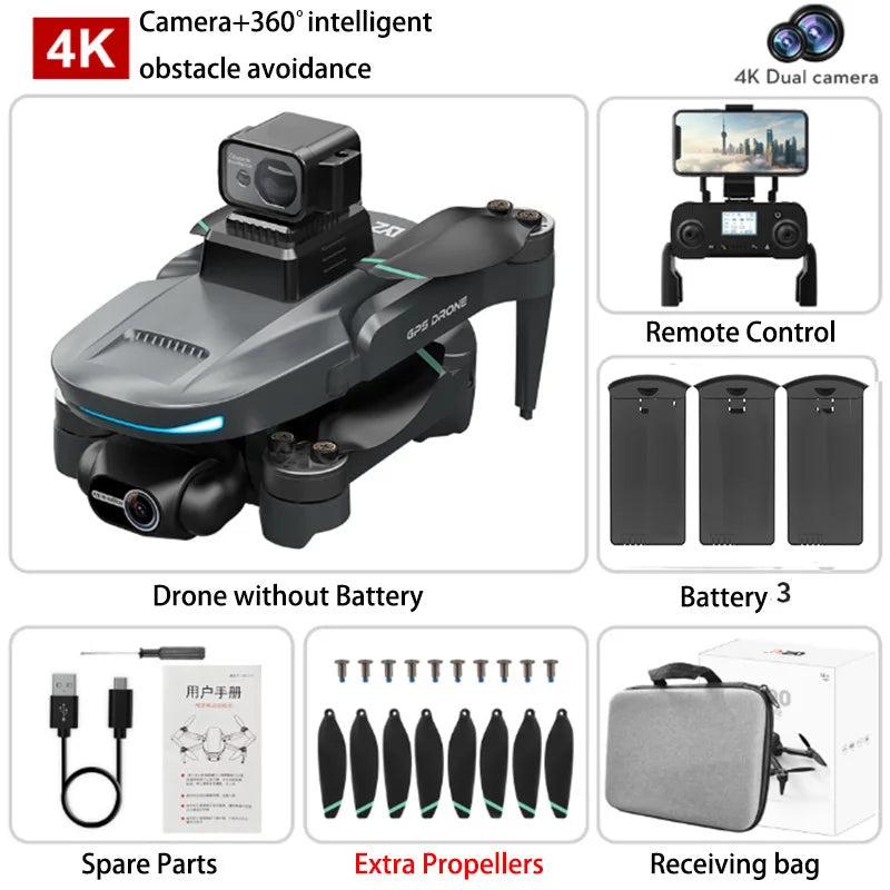 8K GPS Gimbal FPV Drone