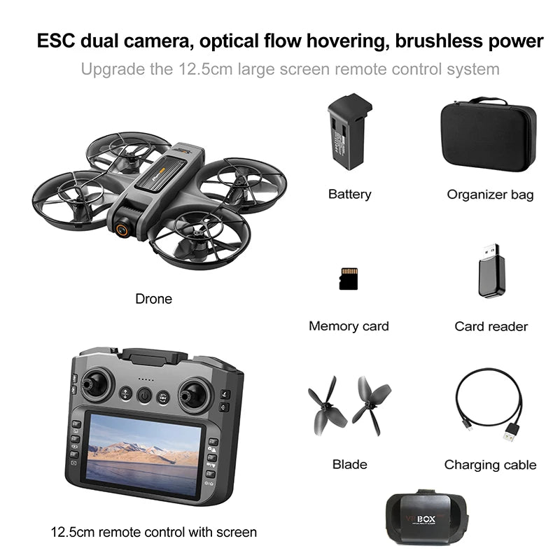 8K Screen FPV Obstacle Drone