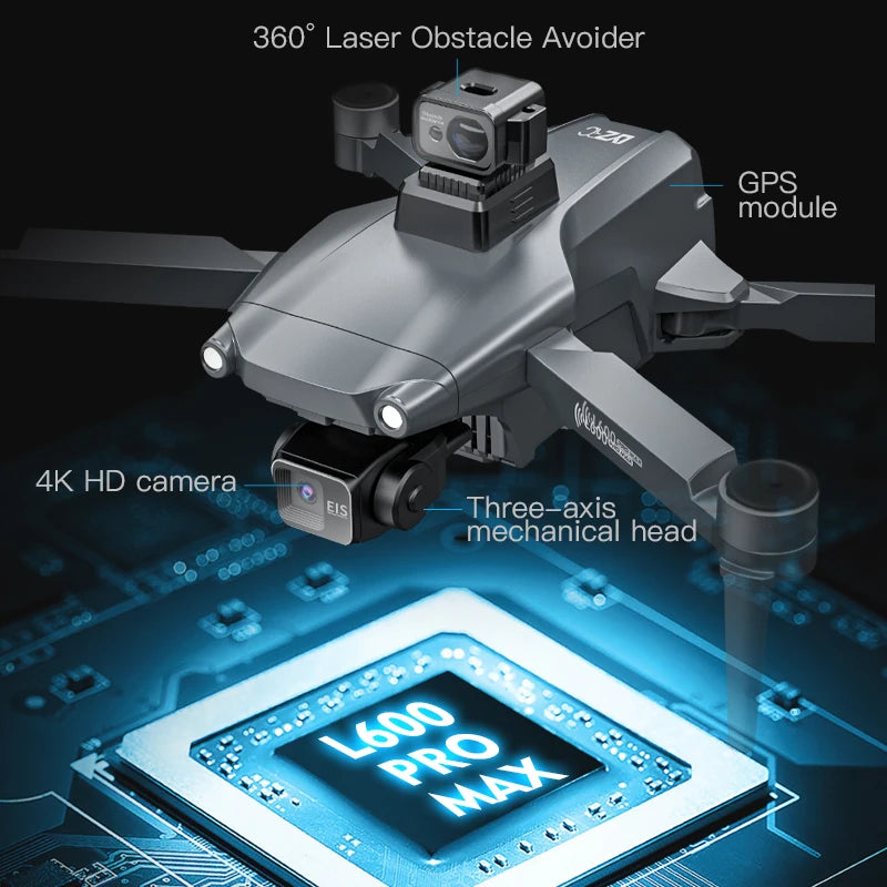 4K GPS Gimbal Obstacle Drone