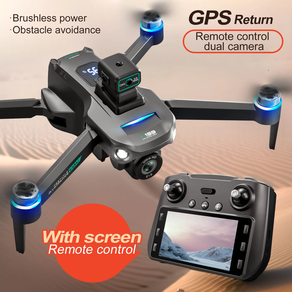 GPS Screen Obstacle Drone 8K