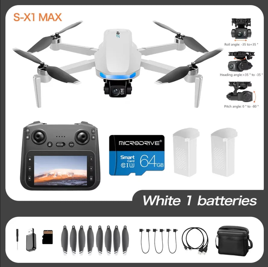 4K Gimbal Screen GPS Drone